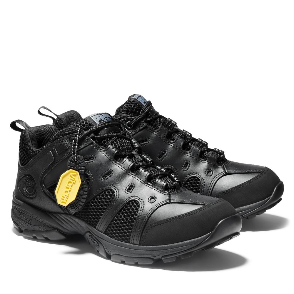 Timberland Mens Work Shoes PRO® Valor™ Tactical Oxford - Black - India HM7015896